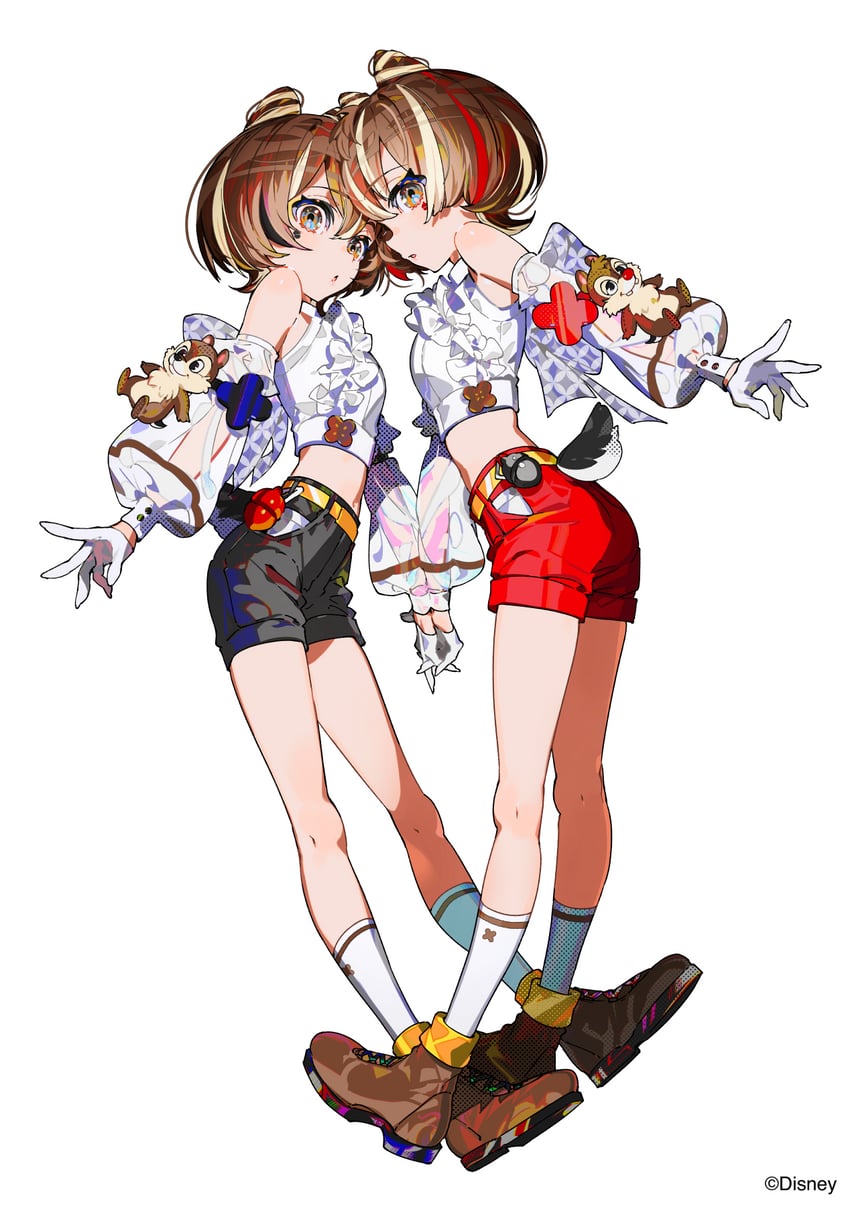 chip and dale (original and 1 more) drawn by mika_pikazo