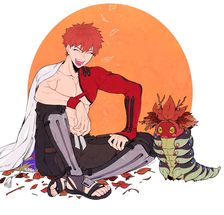 emiya shirou and senji muramasa (fate and 1 more) drawn by hibiki_(nilten)