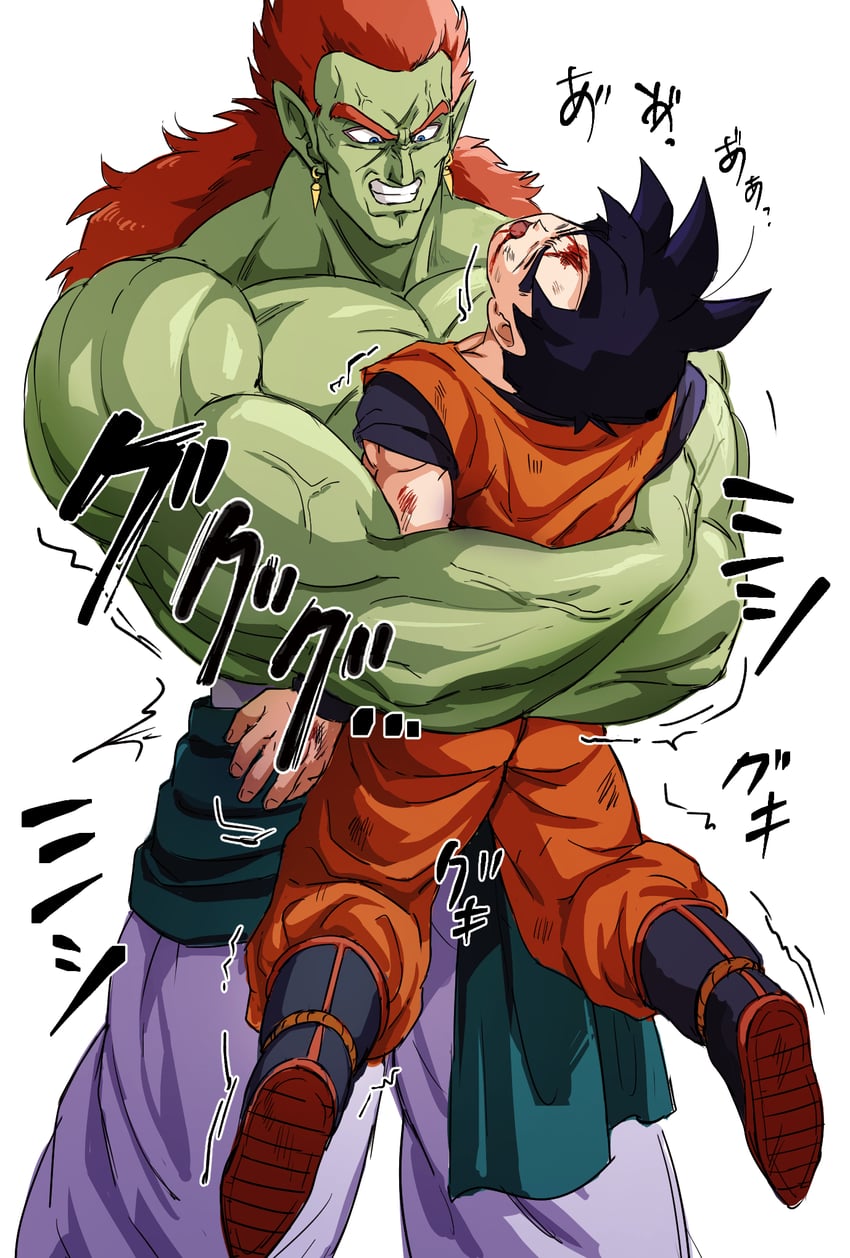 son gohan and bojack (dragon ball and 1 more) drawn by boriroba