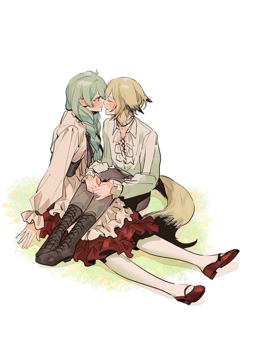 tenshouin eichi and hibiki wataru (ensemble stars!) drawn by eichi_turnr