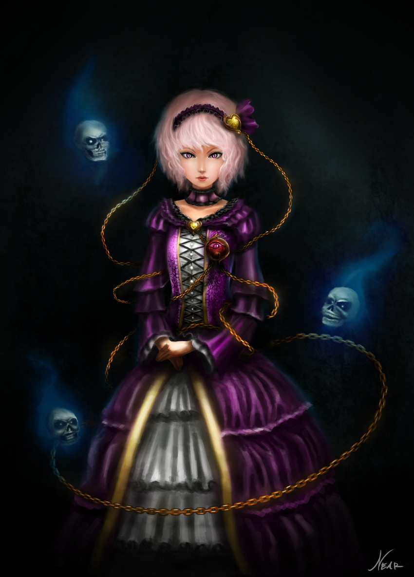 komeiji satori (touhou) drawn by nearesven