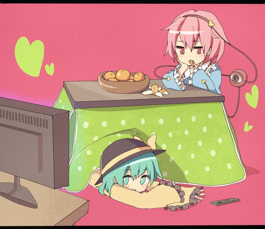 komeiji koishi and komeiji satori (touhou) drawn by benefit