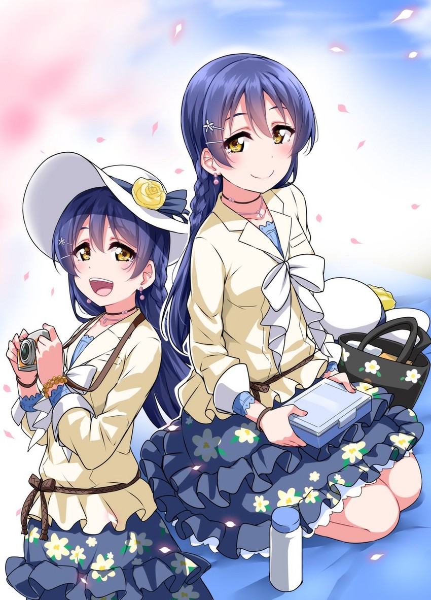 sonoda umi (love live! and 2 more) drawn by yopparai_oni