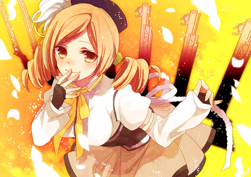 tomoe mami (mahou shoujo madoka magica) drawn by yukiguni_samui