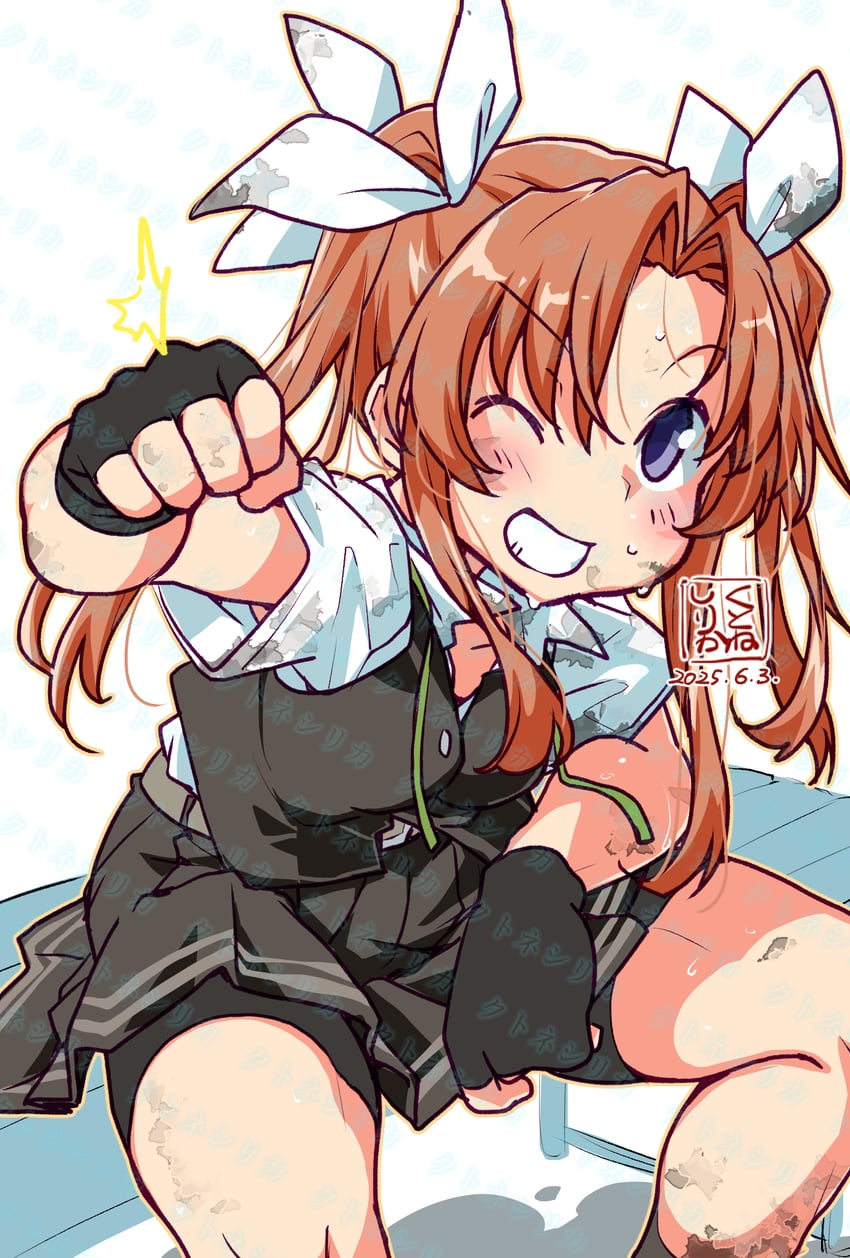 kagerou and kagerou kai ni (kantai collection) drawn by kutone_shirika