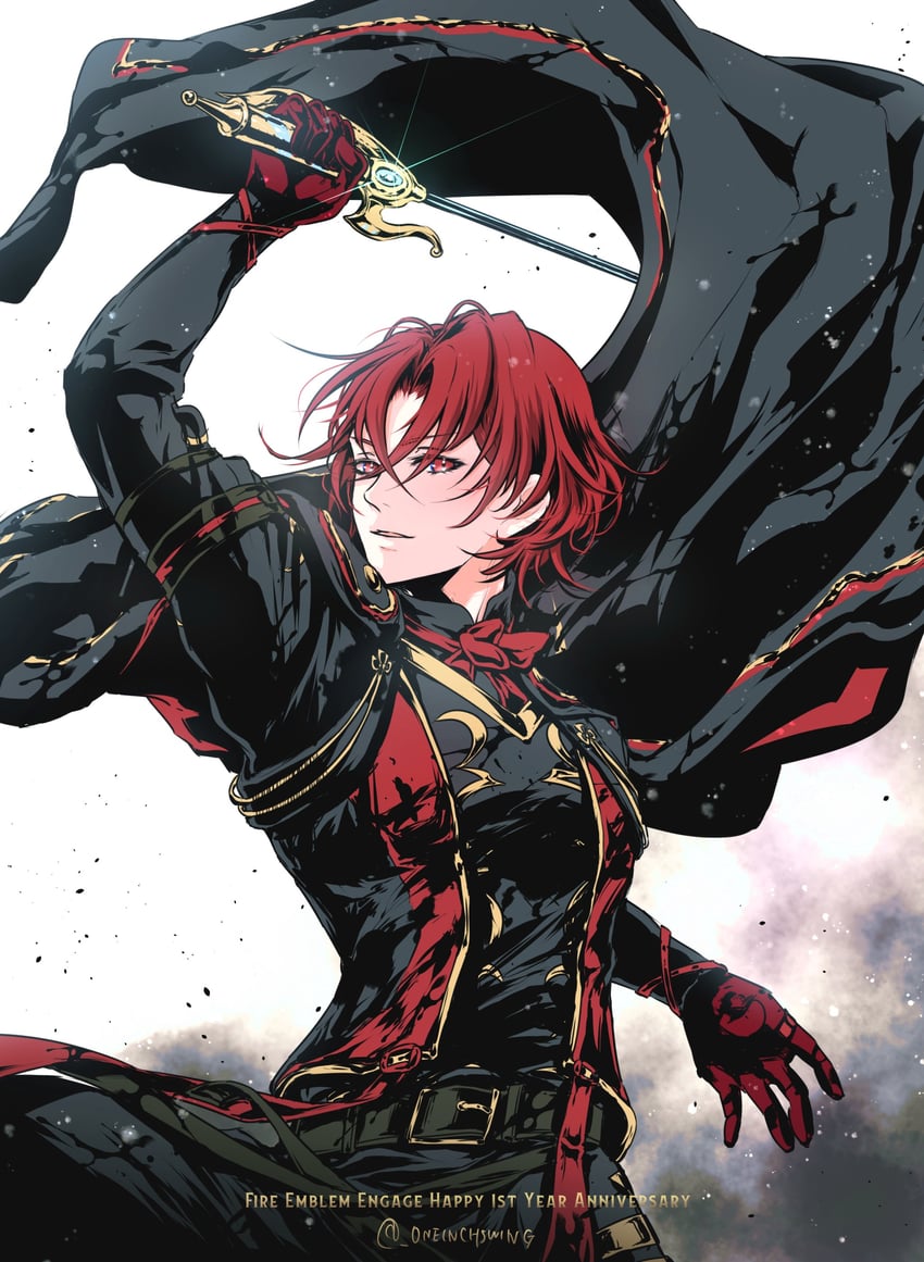 male alear (fire emblem and 1 more) drawn by umi_(_oneinchswing)