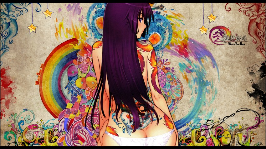 senjougahara hitagi (monogatari and 1 more) drawn by snyp and tony_taka