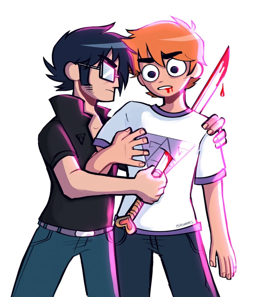 gideon graves (scott pilgrim and 1 more) drawn by cdromarts