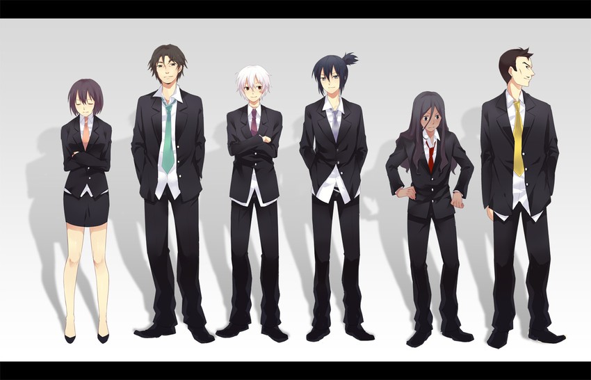 nezumi, shion, safu, inukashi, rikiga, and 1 more (ghost in the shell and 1 more) drawn by tian_daoling