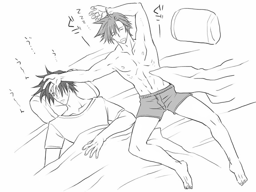 igarashi kyou and hasumi souji (seitenkango. shinyuu to) drawn by eroe