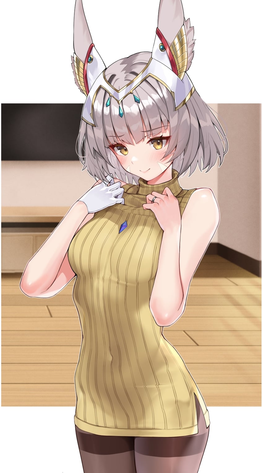 nia (xenoblade chronicles and 1 more) drawn by matrix16