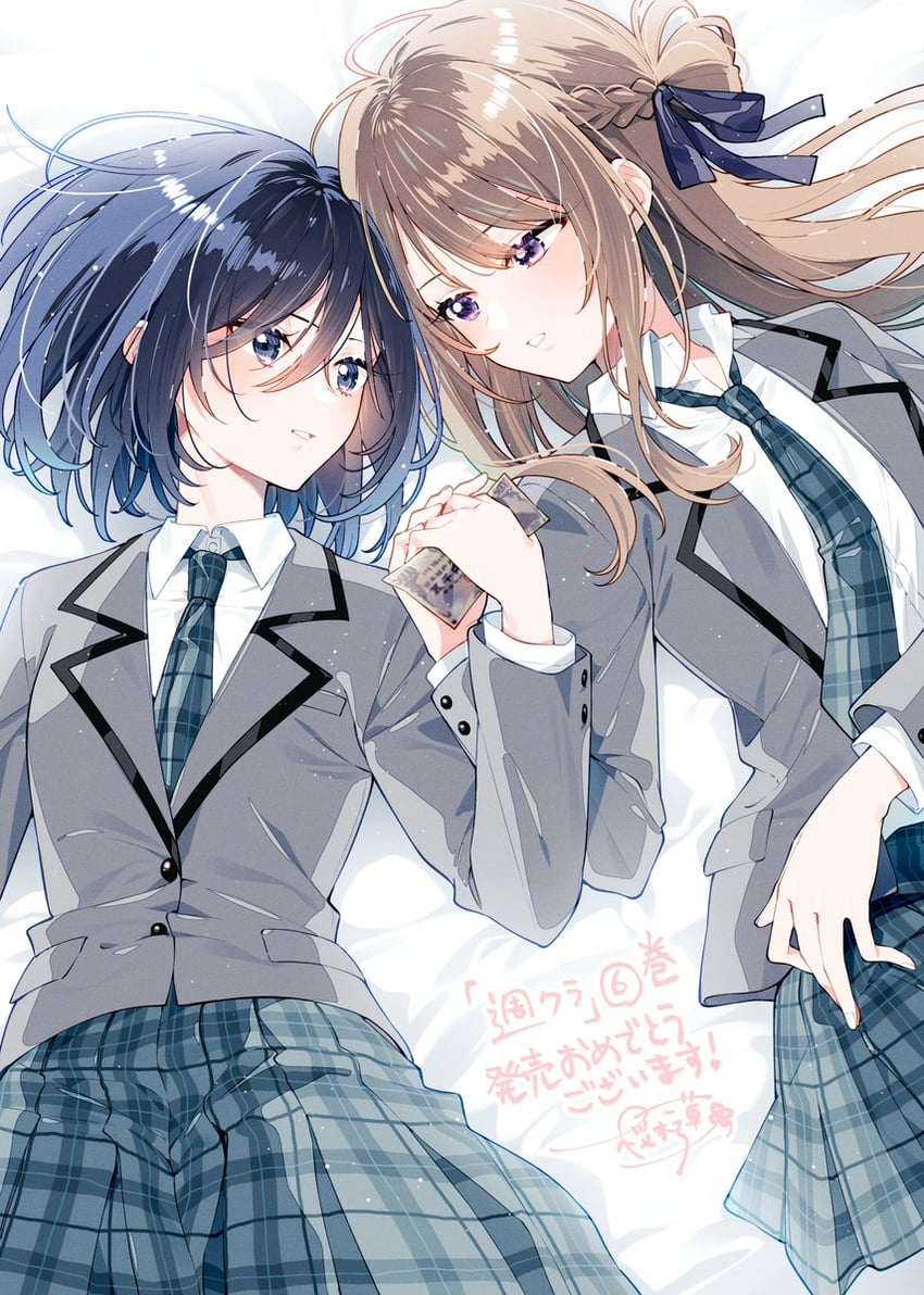 miyagi shiori and sendai hazuki (shuuniichido classmate wo kau hanashi) drawn by sakuragi_ren