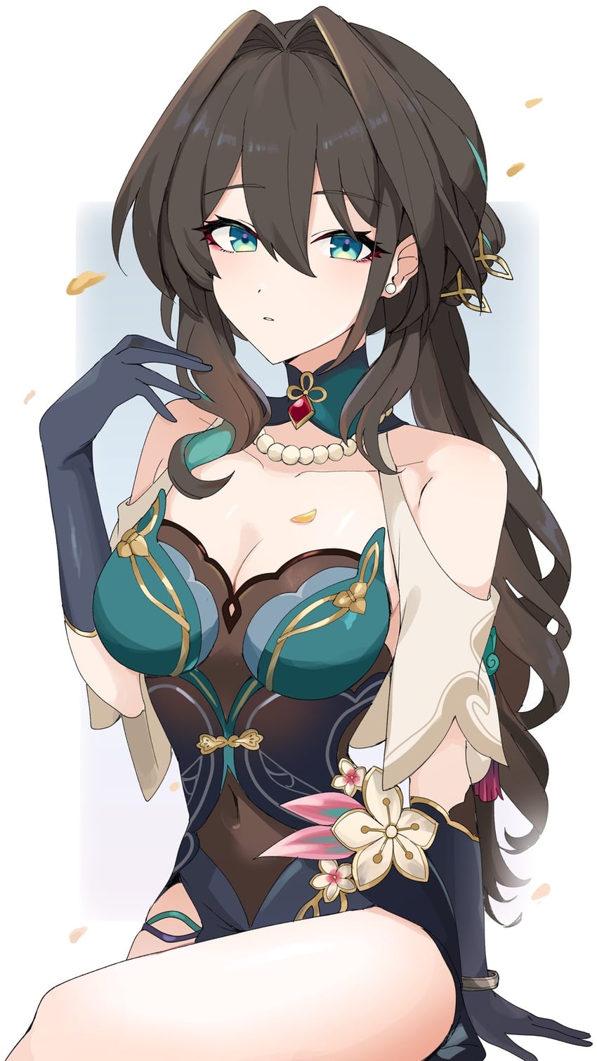 ruan mei (honkai and 1 more) drawn by awe_(adorableduckyy)