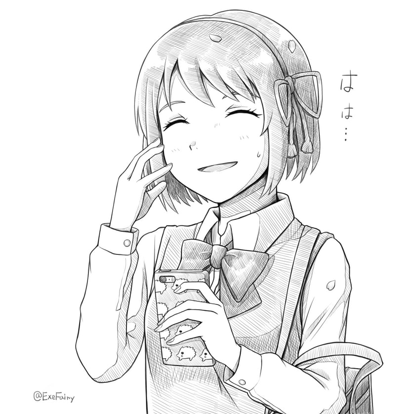 miyamizu mitsuha (kimi no na wa.) drawn by fairy.exe