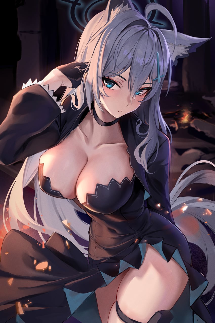 shiroko and shiroko terror (blue archive) drawn by stone_(ksorede)