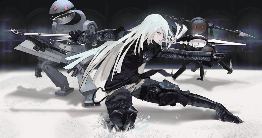 a2 and machine (nier and 1 more) drawn by cal_(calcalpoi)