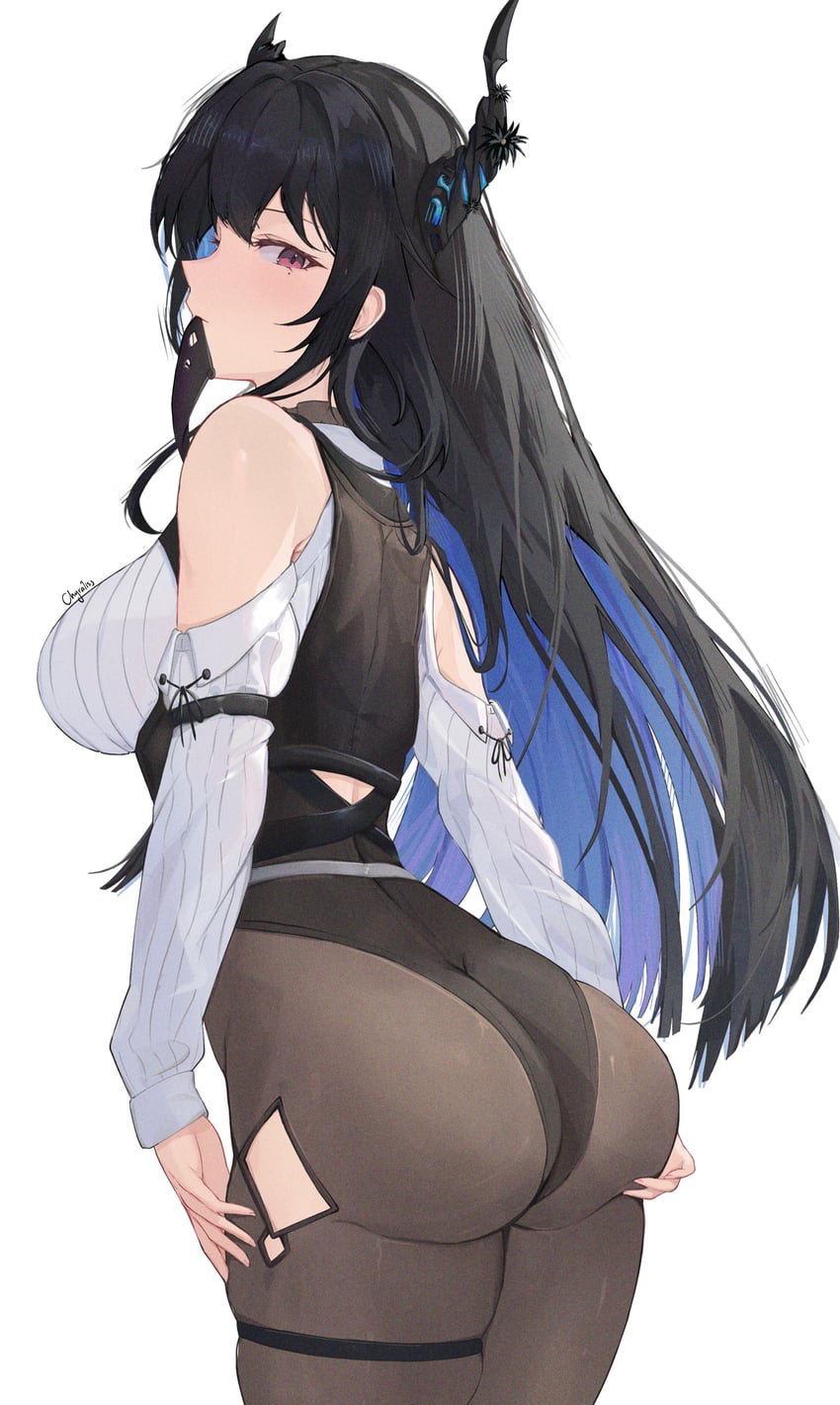 nerissa ravencroft (hololive and 1 more) drawn by chyraliss