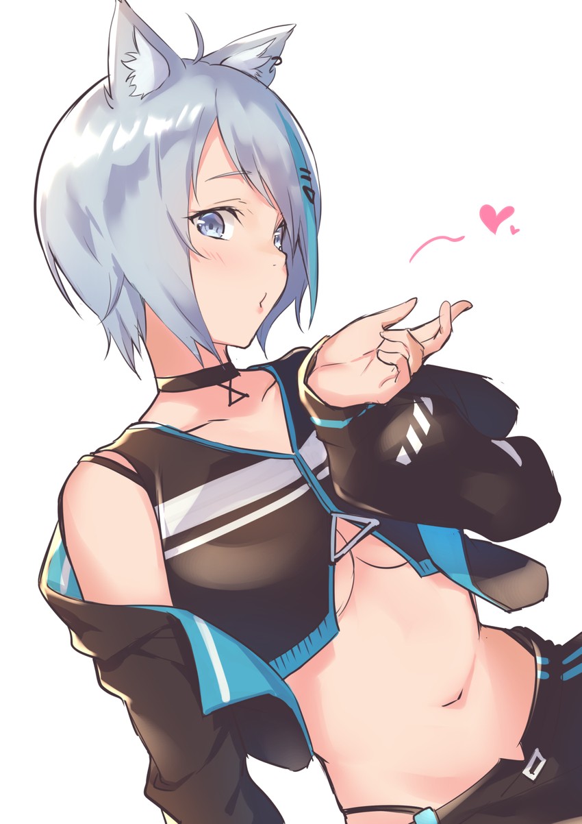souya ichika (nanashi inc. and 1 more) drawn by hanerilove