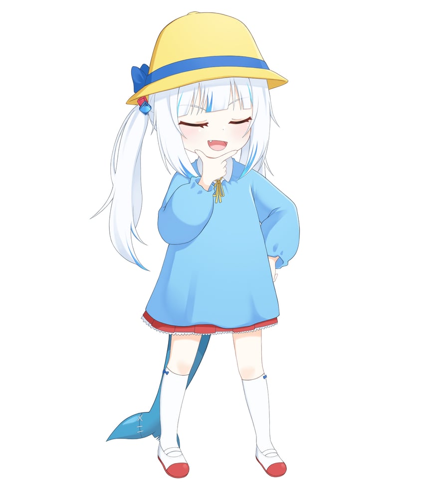 gawr gura (hololive and 1 more) drawn by ugaaaa1