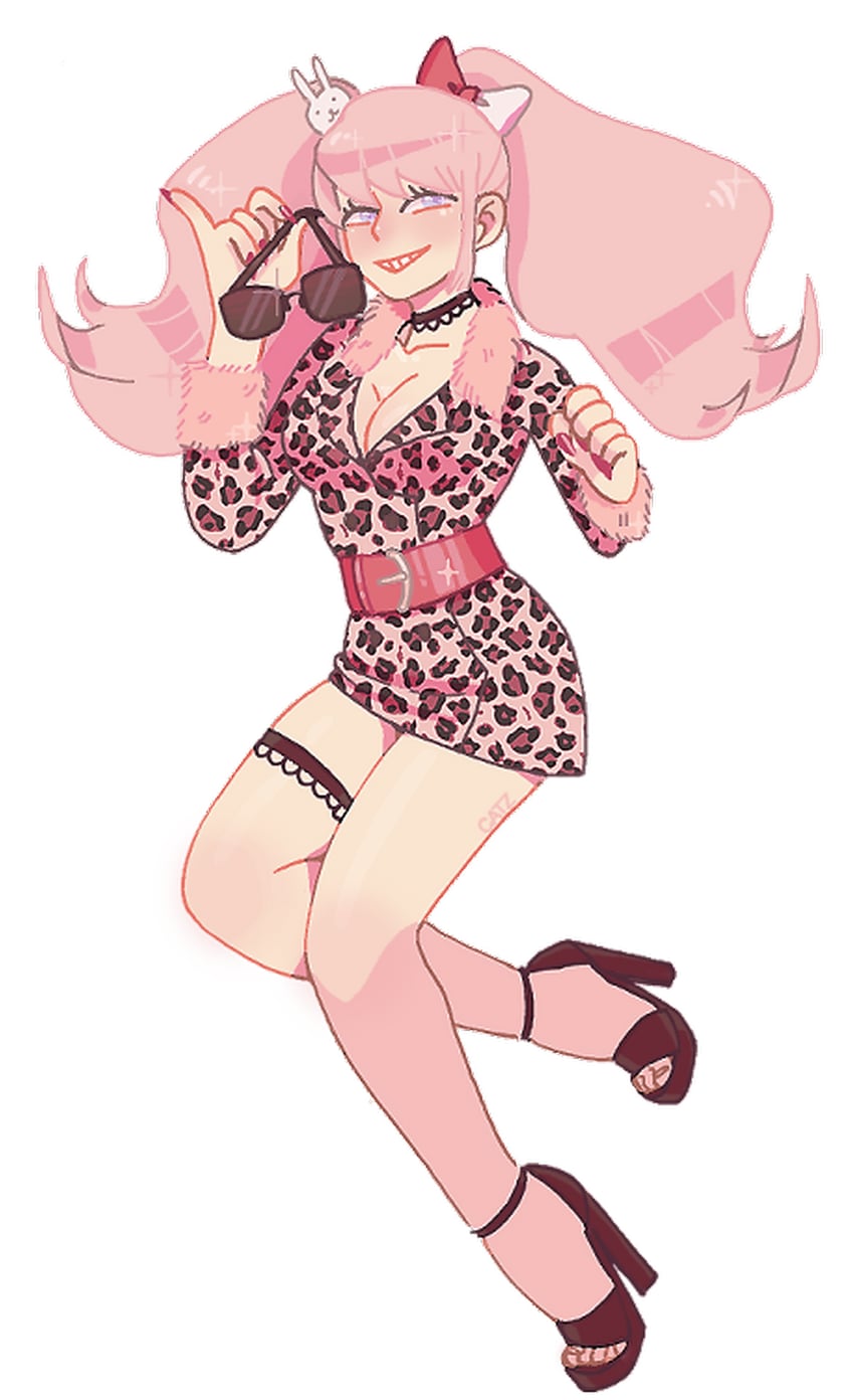 enoshima junko (danganronpa and 2 more) drawn by maximil1ion