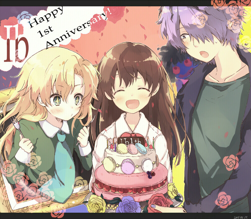 ib, mary, and garry (ib) drawn by suzumori_uina