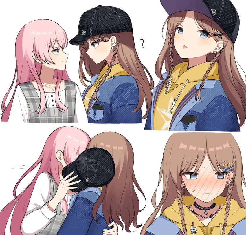 chihaya anon and nagasaki soyo (bang dream! and 1 more) drawn by hiruver