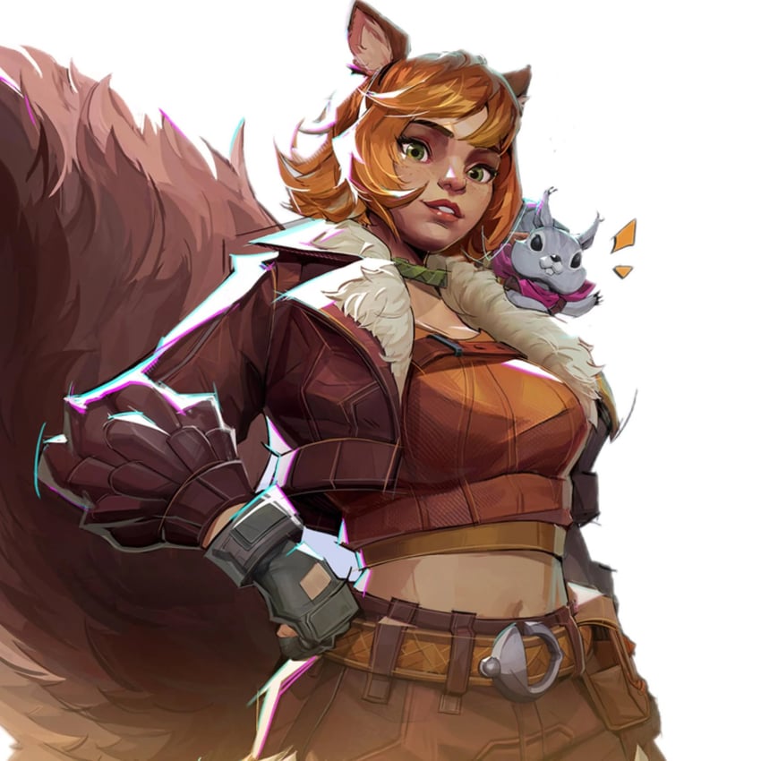 squirrel girl and tippy-toe (marvel and 1 more)