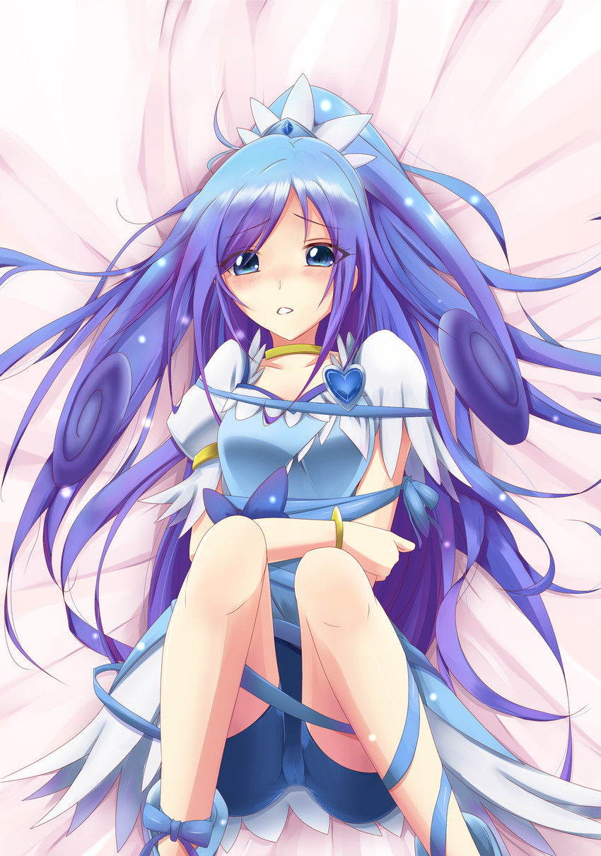 hishikawa rikka and cure diamond (precure and 1 more) drawn by hirokichi_shouji