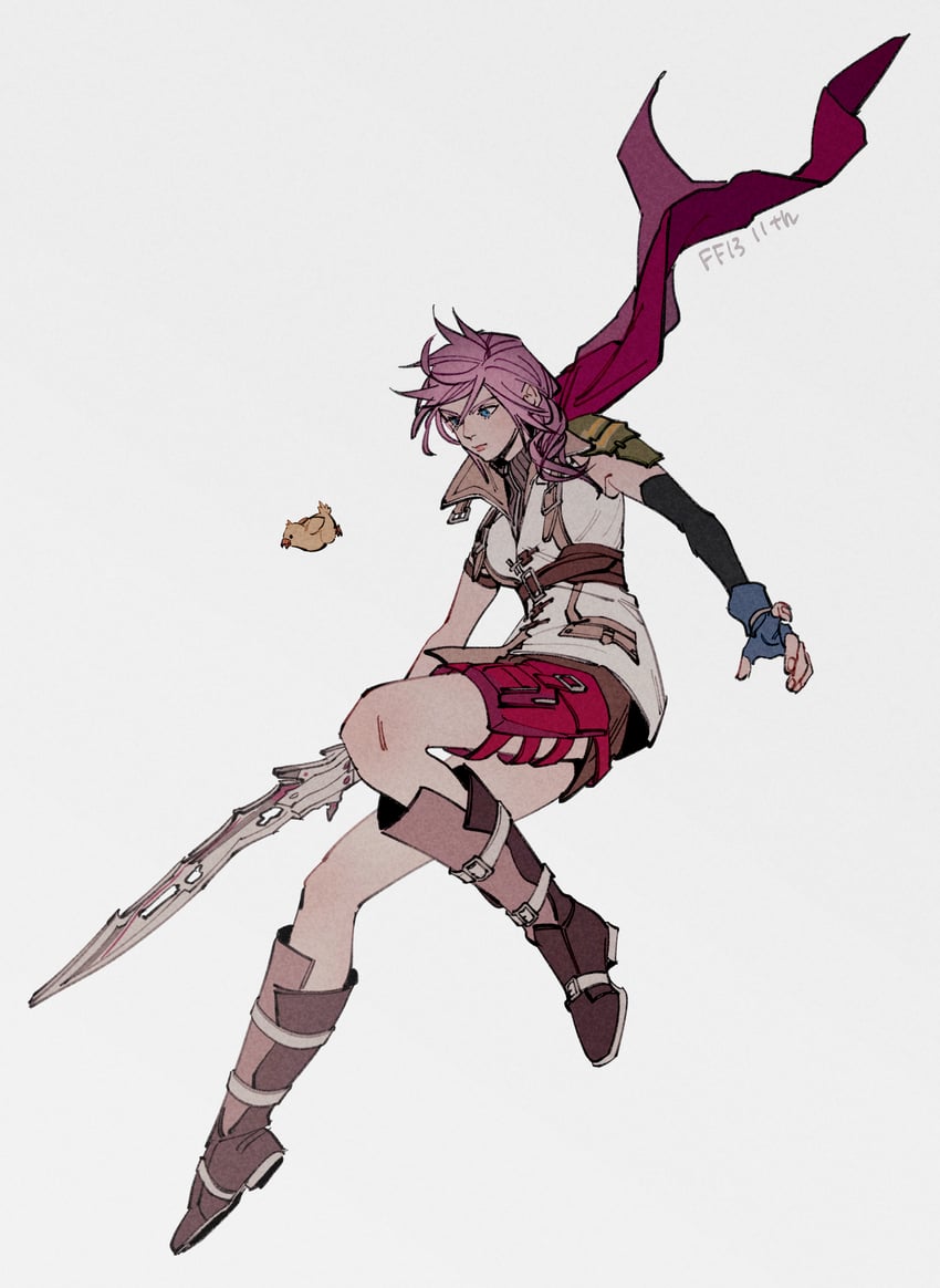 lightning farron (final fantasy and 1 more) drawn by oimo_(oimkimn)