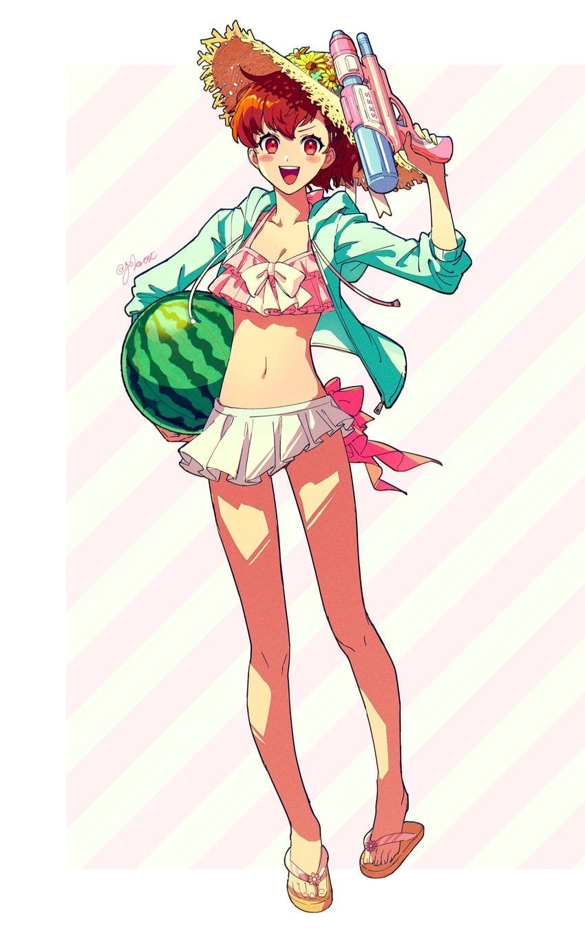 shiomi kotone (persona and 2 more) drawn by yokaroni