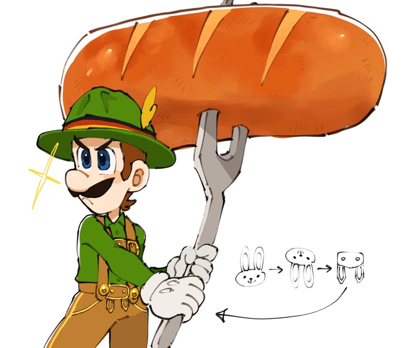 luigi (mario and 2 more) drawn by mimimi_(mimimim9999)