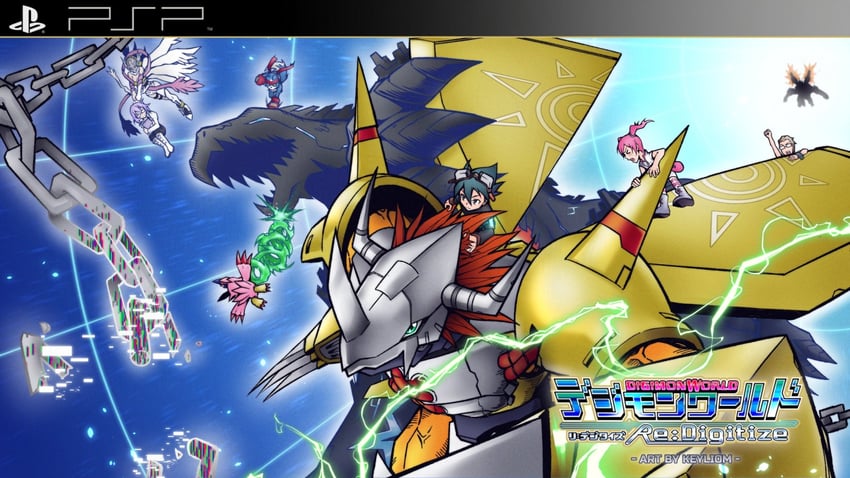 angewomon, wargreymon, piyomon, mikagura mirei, gaomon, and 6 more (digimon and 1 more) drawn by keyliom