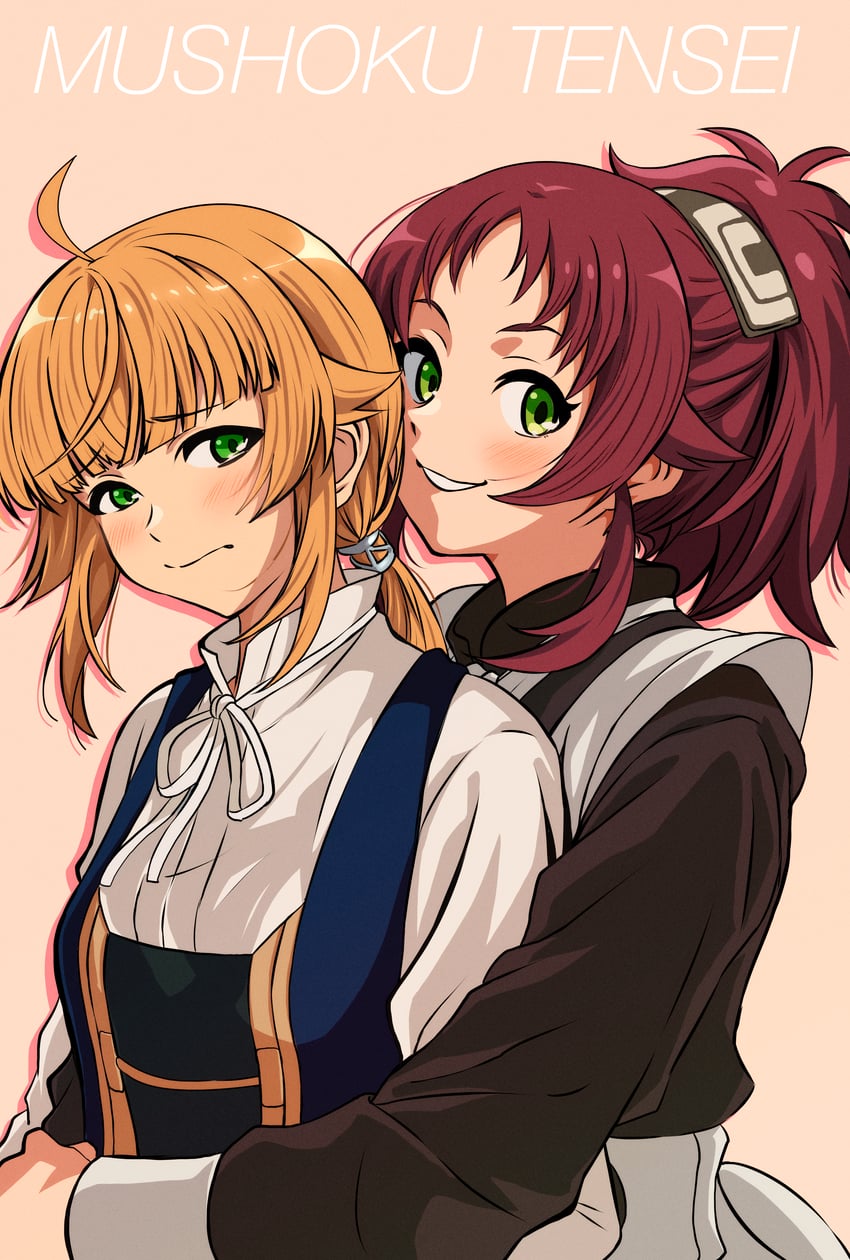 norn greyrat and aisha greyrat (mushoku tensei) drawn by kou_(spad7u59)