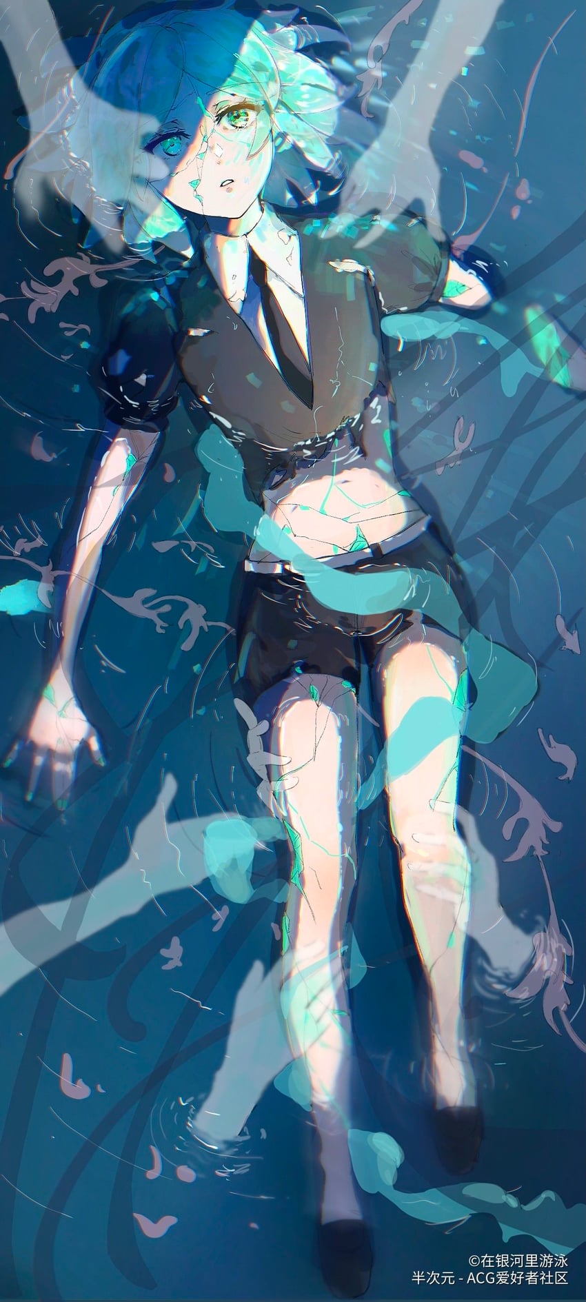 phosphophyllite (houseki no kuni) drawn by fu_penzi_shao'e