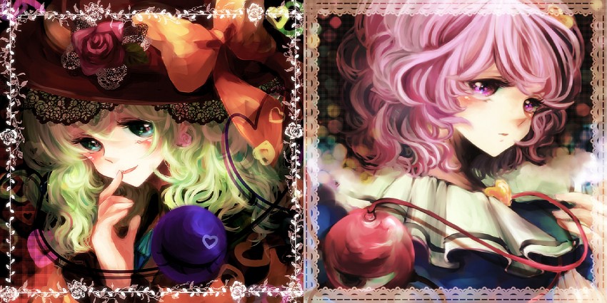 komeiji koishi and komeiji satori (touhou) drawn by takahashi_(te6-6ba)