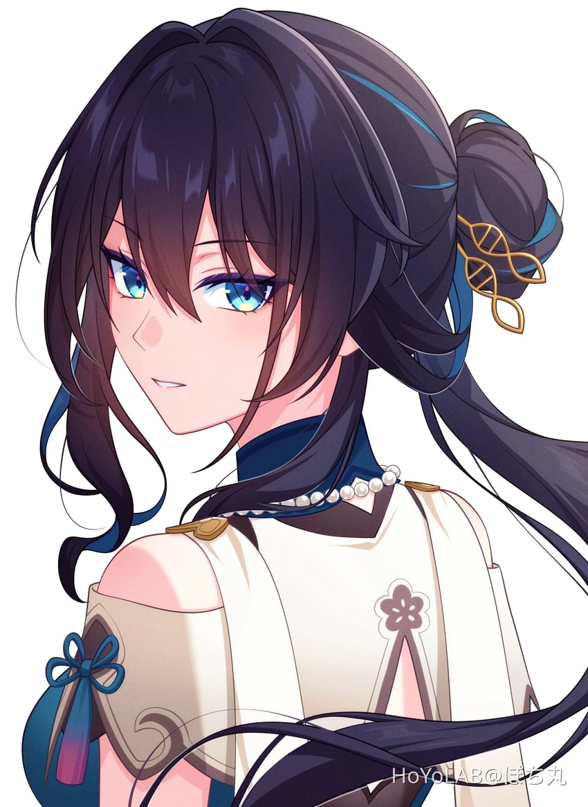 ruan mei (honkai and 1 more) drawn by pochimaru_(marumaru_wanwan)