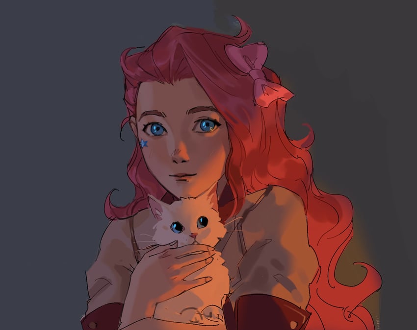 seraphine and bao (league of legends) drawn by aina_(mayexplode)