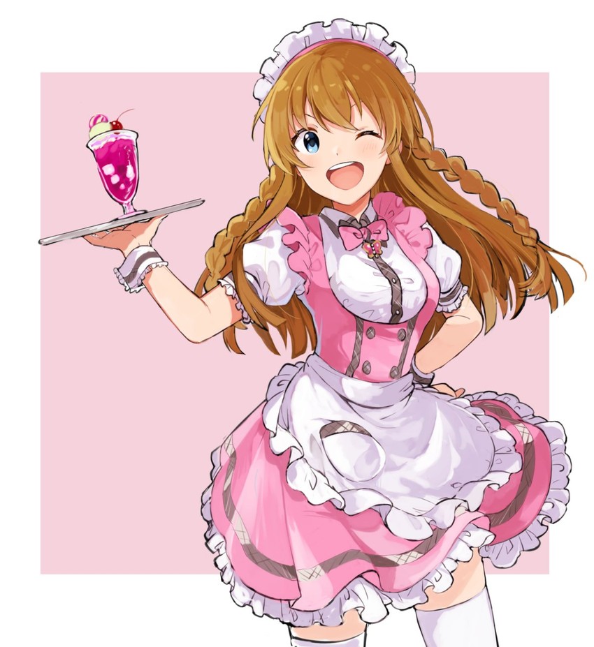 kousaka umi (idolmaster and 2 more) drawn by harukawa_(ifk_e)