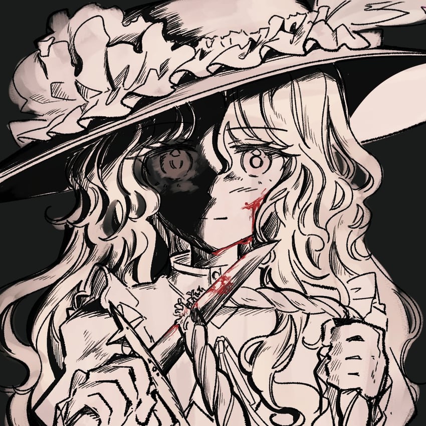 jacket girl (touhou and 1 more) drawn by uzumibi