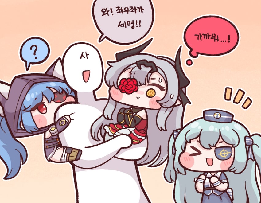 commander, lrl, cyclops princess, and tachi (last origin) drawn by bulga