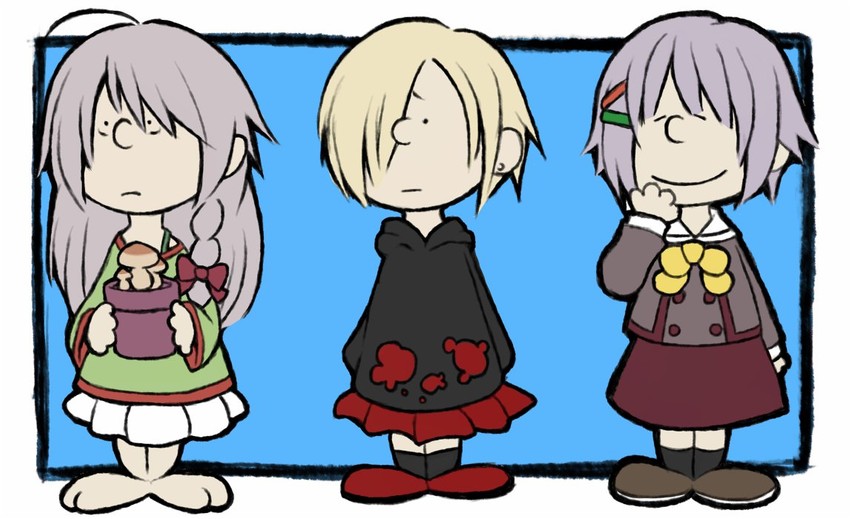 shirasaka koume, koshimizu sachiko, and hoshi syoko (idolmaster and 1 more) drawn by ayame_hashinimasen