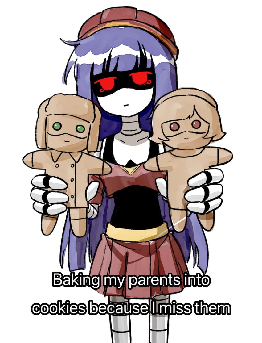 doll, yeva, and doll's father (murder drones) drawn by aida_(aidacamelia0516)
