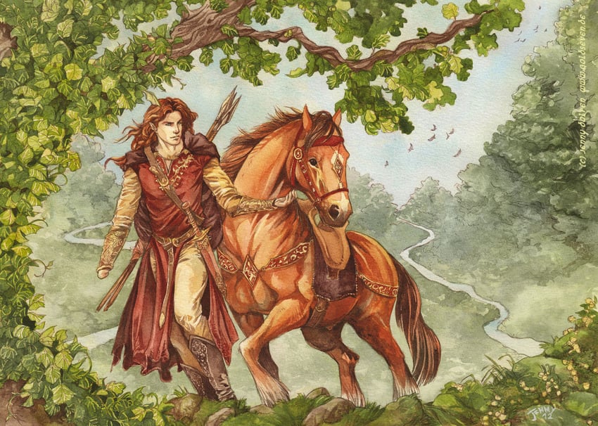 maedhros (tolkien's legendarium and 1 more) drawn by jenny_dolfen