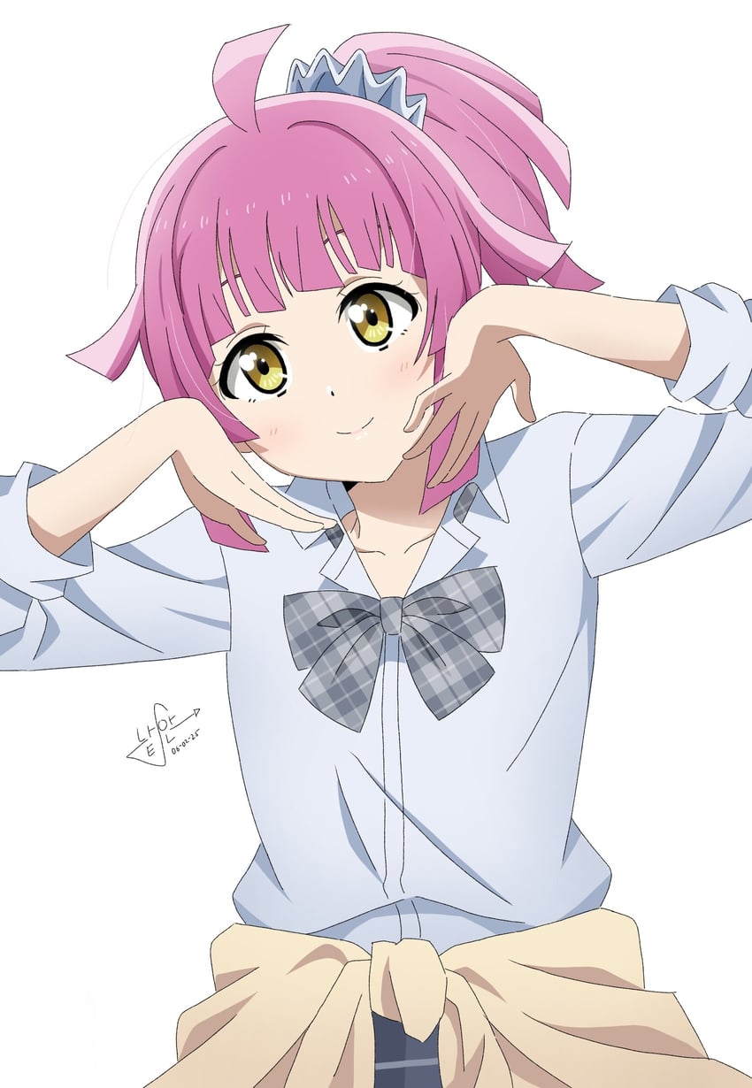 tennoji rina (love live! and 1 more) drawn by natan_fabros