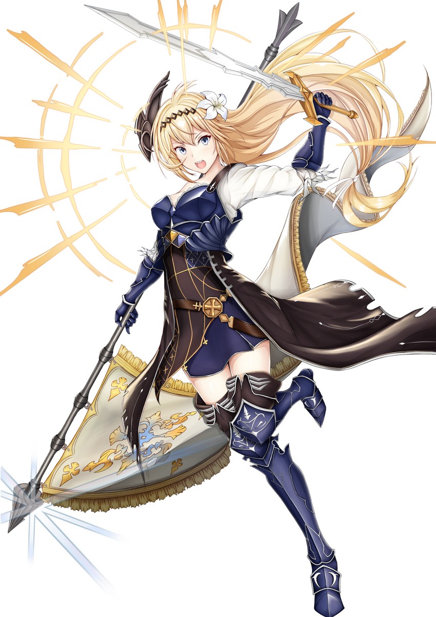 jeanne d'arc (granblue fantasy) drawn by nekkusu_(nex_06)