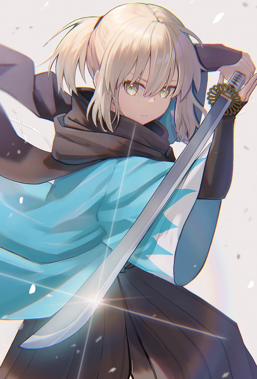 okita souji (fate and 1 more) drawn by bomberca309