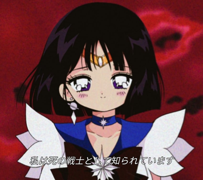 tomoe hotaru and sailor saturn (bishoujo senshi sailor moon) drawn by honeymoonpetal