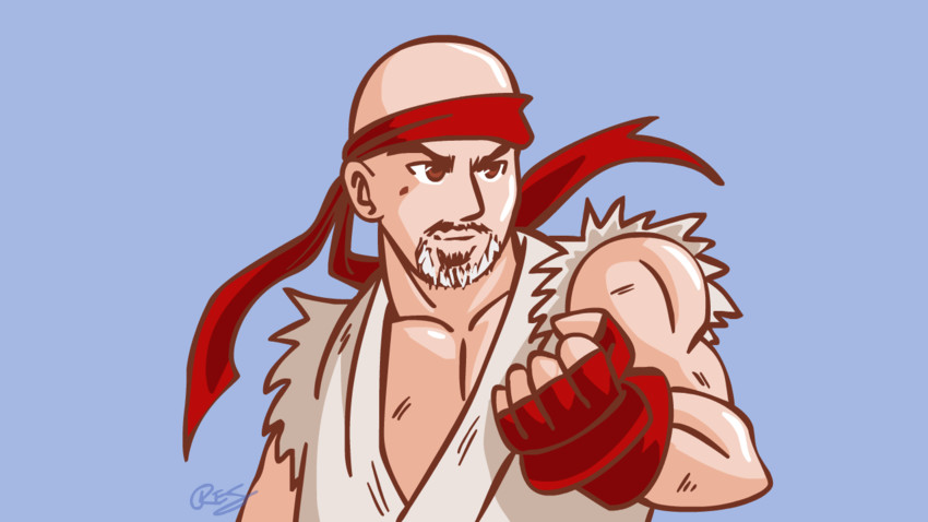 ryu and kyle hebert (street fighter and 1 more)