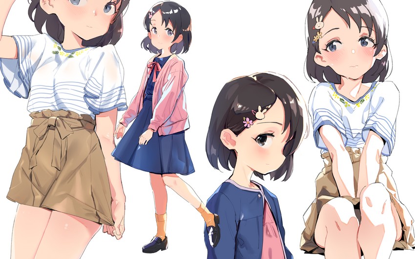sasaki chie (idolmaster and 1 more) drawn by djheycha