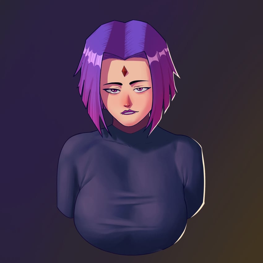 raven (dc comics and 1 more) drawn by faberartistic